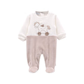 tutina intera in ciniglia neonato/neonata